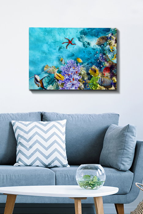 Wallity Kanvas Tablo (50 x 70) - 164 Multicolor